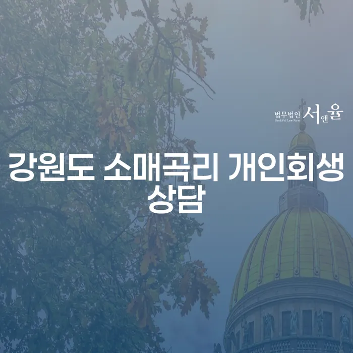 강원도 소매곡리에서 개인회생상담을 받아야 할 이유는 무엇일까요?
