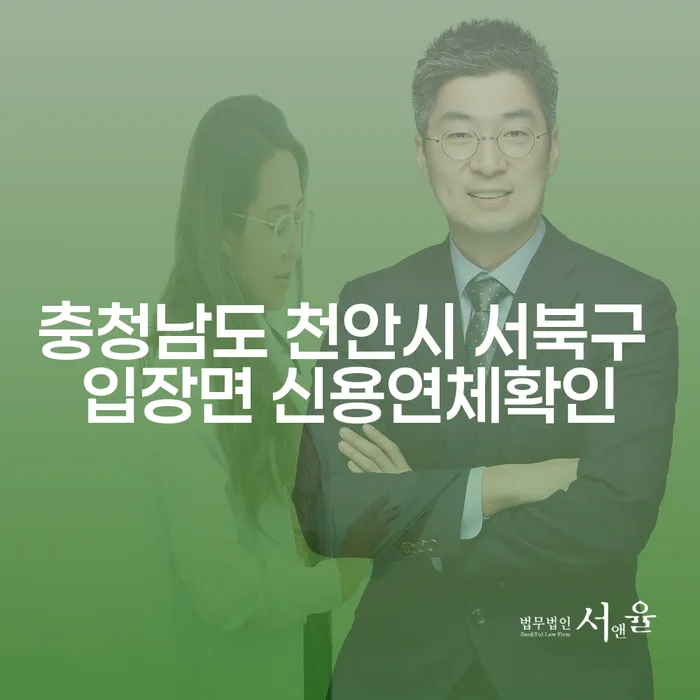 충청남도 천안시 서북구 입장면에서 신용연체를 확인하고 신용불량자에서 벗어나는 방법은?